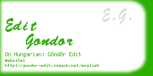 edit gondor business card